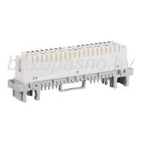 ITK Плинт соединительный, 10 пар, аналог Krone, маркировка 1-0, серый