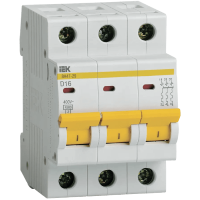 ВА47-29 3Р 16А 4,5кА D IEK