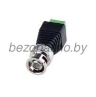Разъем штекер BNC с клемной колодкой