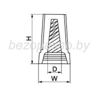 СИЗ-2  3,0-10,0 красный (100 шт) ИЭК СИЗ-2  3,0-10,0 красный (100 шт) ИЭК